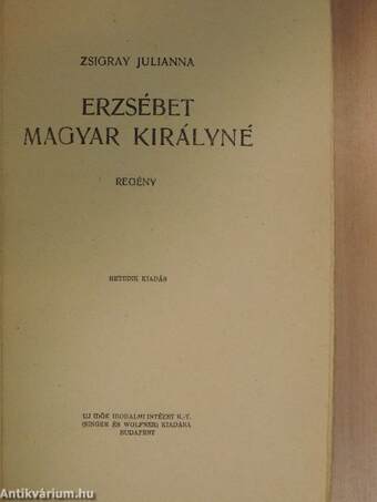 Erzsébet magyar királyné