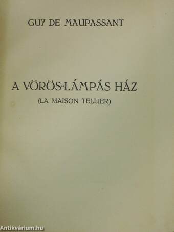 A vörös-lámpás ház