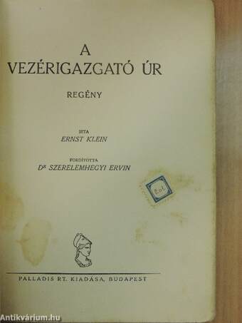 A vezérigazgató úr