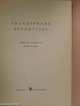 Shakespeare szonettjei