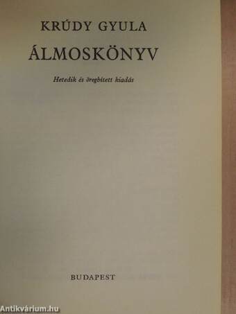 Álmoskönyv