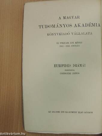 Euripides drámái