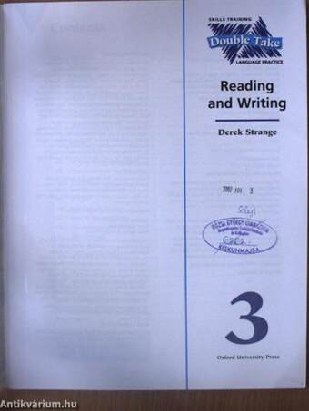 Double Take 3. - Language Practice - Reading and Writing/Listening and Speaking