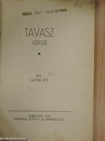 Tavasz