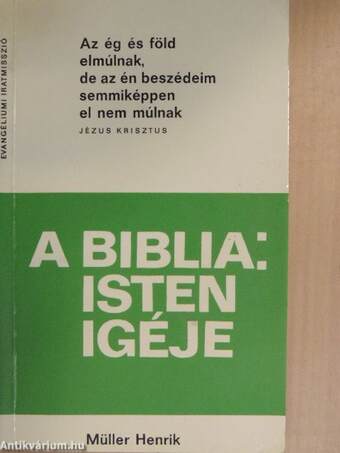 A Biblia: Isten igéje