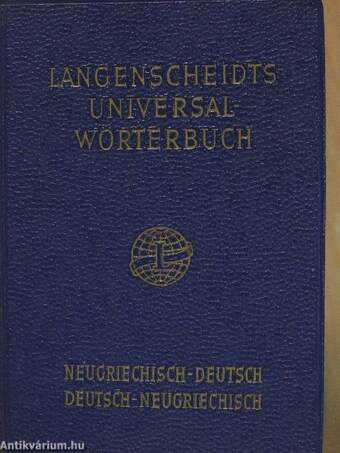 Langenscheidts Universal-Wörterbuch Neugriechisch