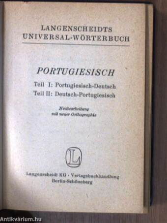 Langenscheidts Universal-Wörterbuch Portugiesisch