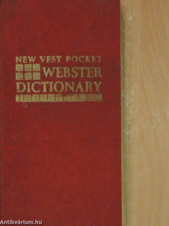 New Vest Pocket Webster Dictionary