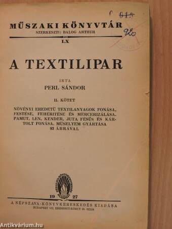 A textilipar II.