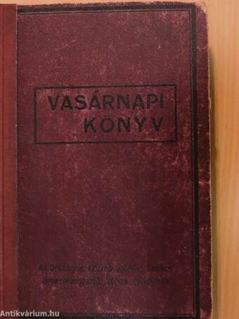 Vasárnapi Könyv 1936. I. félév