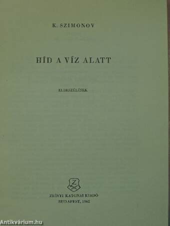 Híd a víz alatt