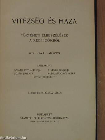 Vitézség és haza