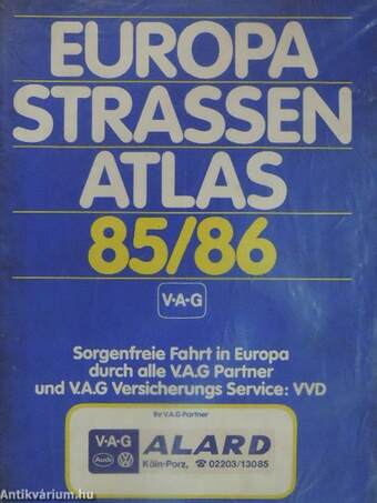 Europa Strassen Atlas 85/86