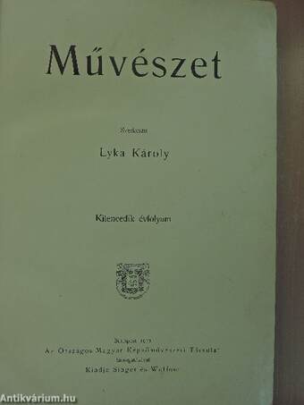 Művészet 1910/1-10.