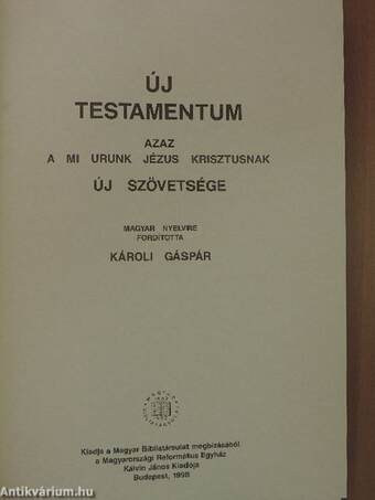 Új Testamentum 1.