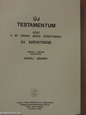 Új Testamentum 2.