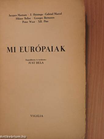 Mi európaiak