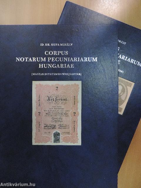 Corpus Notarum Pecuniariarum Hungariae I-II.