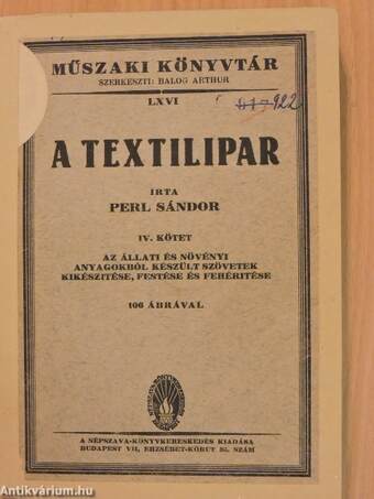 A textilipar IV.