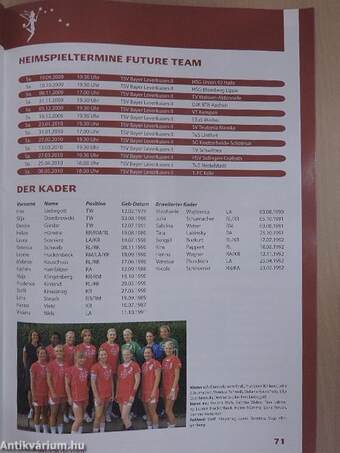 Bundesliga Damen 1. 2009/2010