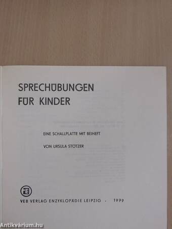 Sprechübungen für Kinder - Hanglemezzel 