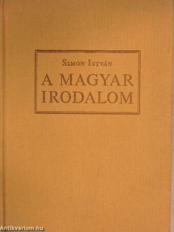 A magyar irodalom 