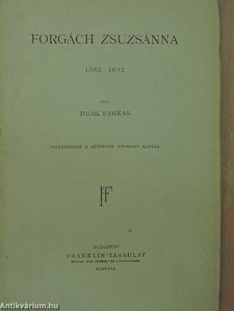 Forgách Zsuzsánna