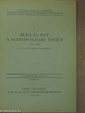 Buda és Pest a szabadságharc idején