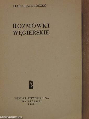 Rozmówki Wegierskie