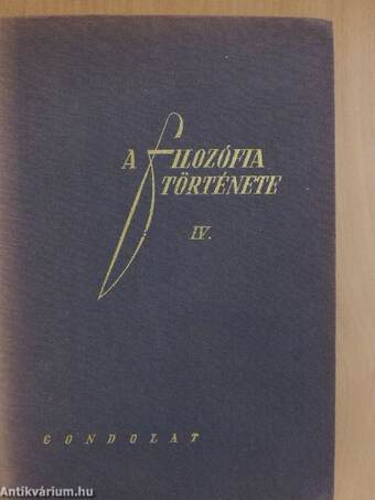 A filozófia története IV.