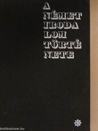 A német irodalom története I. (töredék)