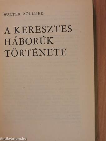 A keresztes háborúk története