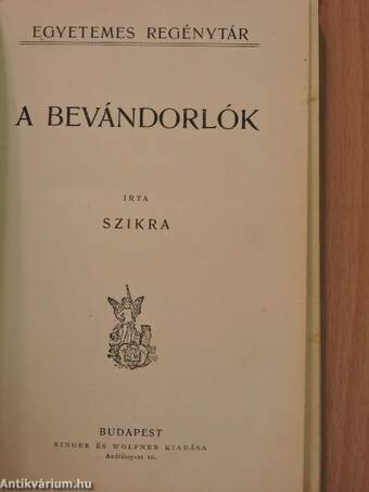 A bevándorlók