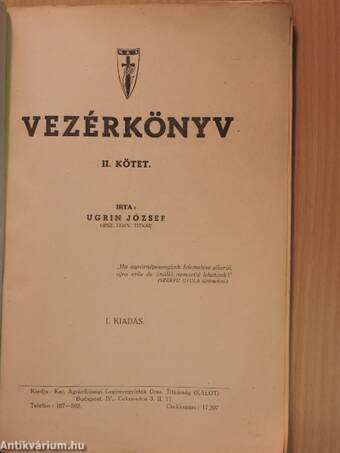 Vezérkönyv II.