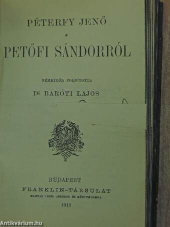 Shakespeare és a magyar költészet/Tanulmányok Arany János epikájáról/Petőfi Sándorról/Duse Eleonora