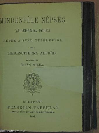 Severo Torelli/Hernani/A máltai zsidó/Mindenféle népség