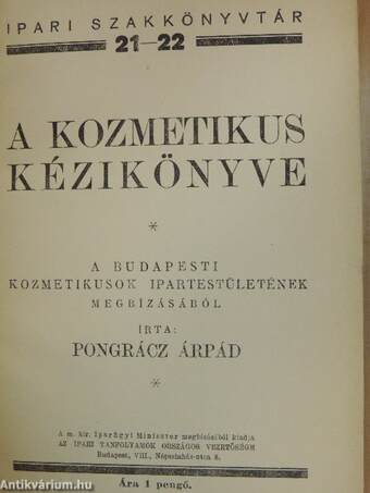 A kozmetikus kézikönyve