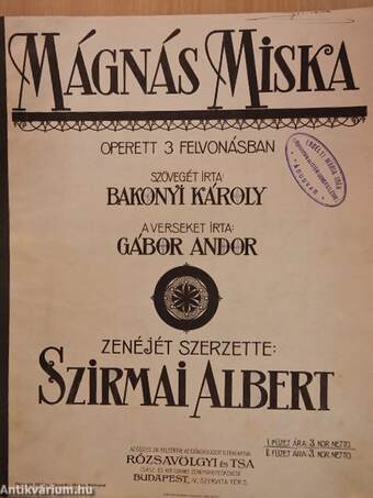 Mágnás Miska I-II.