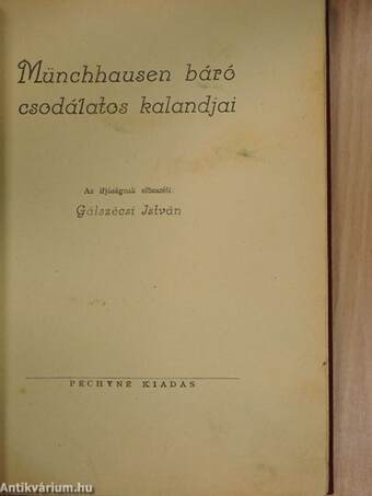 Münchhausen báró csodálatos kalandjai