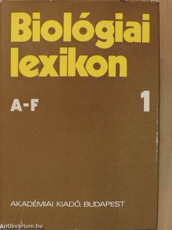 Biológiai lexikon 1. (töredék)