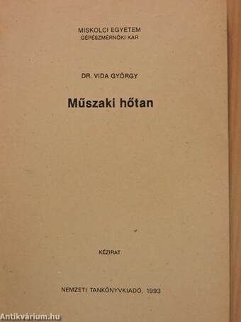 Műszaki hőtan