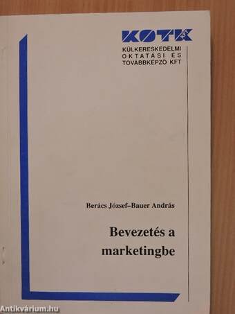 Bevezetés a marketingbe