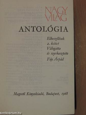 Nagyvilág antológia 1958-1968. 2. (töredék)