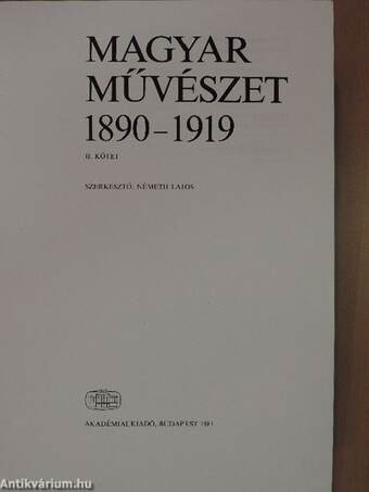 Magyar művészet 1890-1919 II. (töredék)