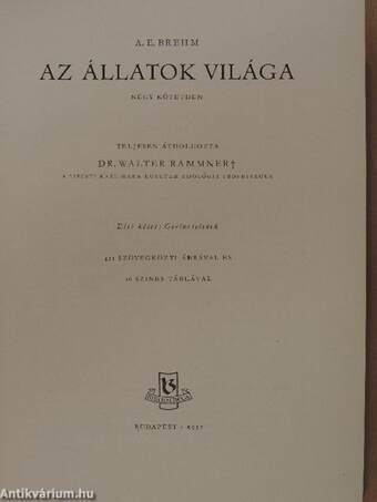 Brehm - Az állatok világa I.