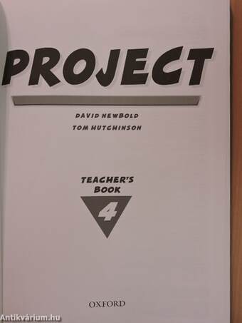 Project 4. - Teacher's Book