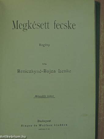 Megkésett fecske I-II.