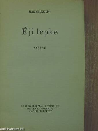 Éji lepke