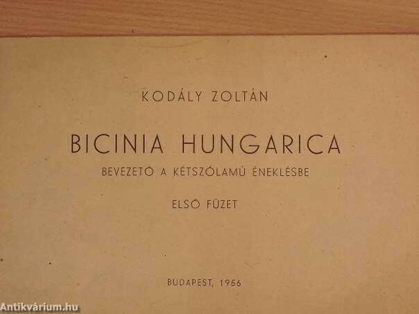 Bicinia Hungarica I.