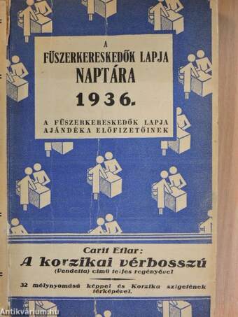 A Fűszerkereskedők Lapja Naptára az 1936. évre